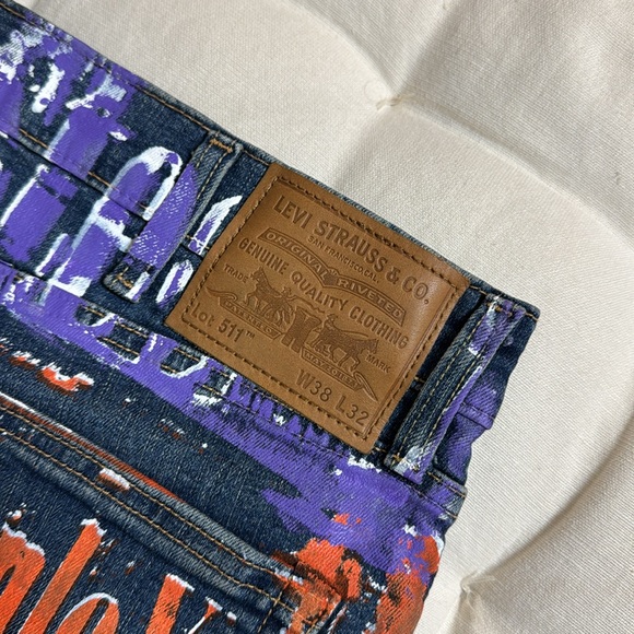 Levi 511 x Stanley Steel Custom Size 38x32 - Picture 6 of 7